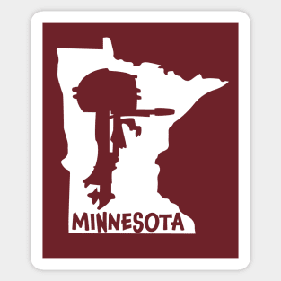 Minnesota Outboard Motor Souvenir Sticker